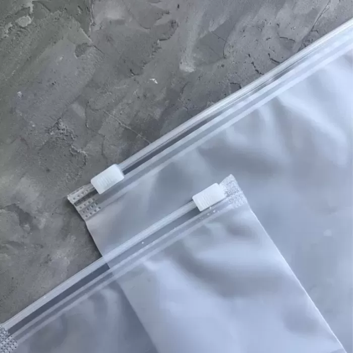 Пакеты Zip Lock с белым бегунком прозрачные и матовые 60 и 70 мкм